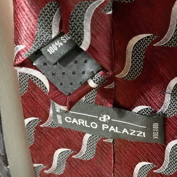 Carlo Palazzi Bundle of Four Silk Neck Ties Varying Patterns and Colors - Picture 12 of 12